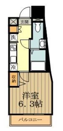 ライズステージ武蔵小金井の物件間取画像